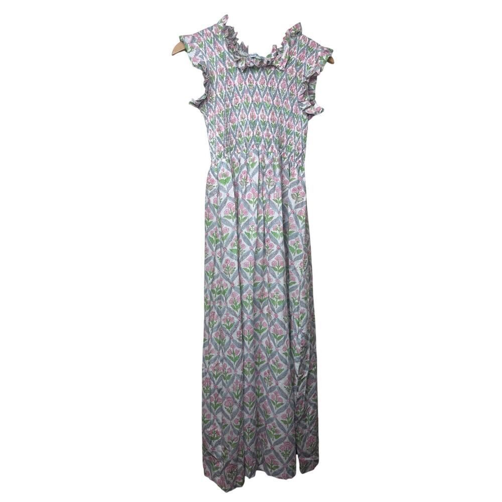 Darlington Isle Paradise Island Smocked Dress Sz. XS